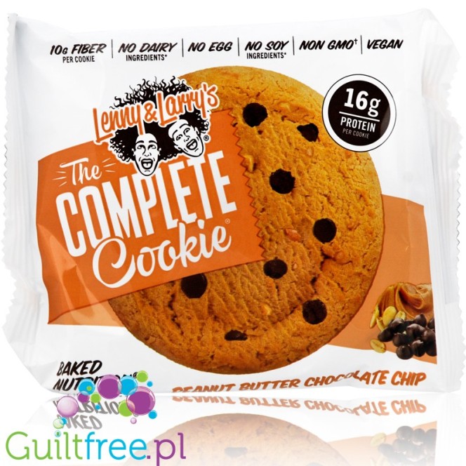 Lenny & Larry Complete Cookie Peanut Butter & Chocolate Chip vegan protein cookie