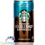 Starbucks Doubleshot no added sugar - kawa z mlekiem bez dodatku cukru