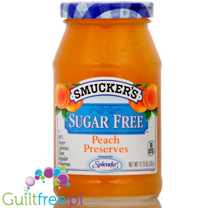 Smucker's Sugar Free Peach Preserves Sweetened with Splenda