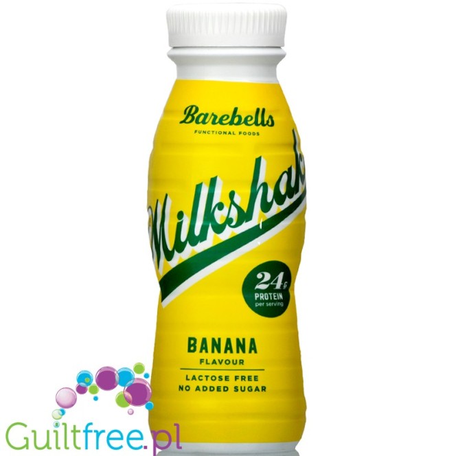 Barebells Milk shake Banana lactose free RTD protein shake 330ml