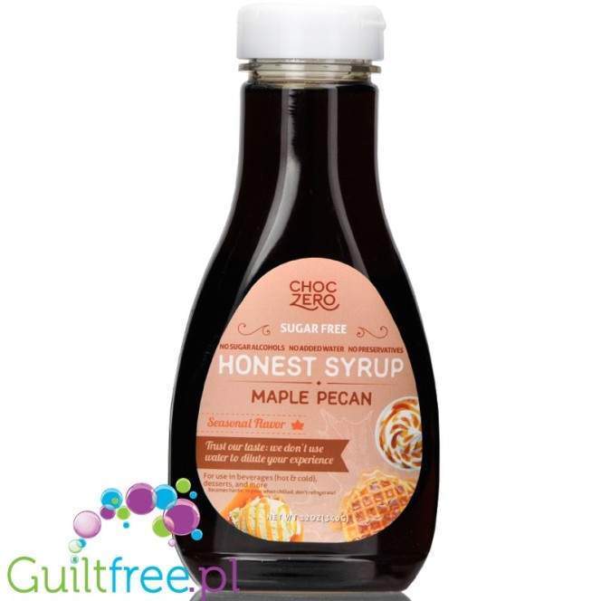 Choc Zero Honest Syrup, sugar free syrup Maple Pecan with prebiotic fiber