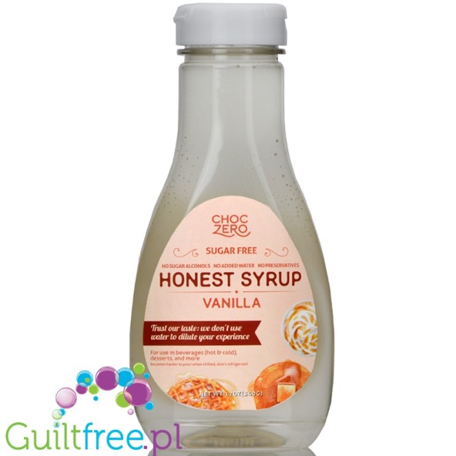 Choc Zero Honest Syrup, sugar free syrup Vanilla with prebiotic fiber
