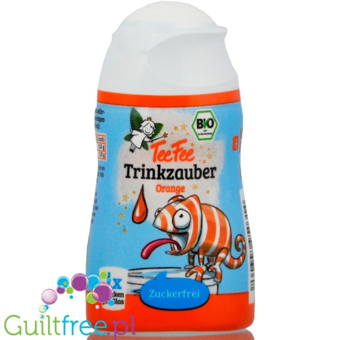 TeeFee Bio Trinkzauber Orange, liquid water flavor enhancer with stevia