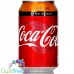 Coca-Cola Peach Zero w puszce, brzoskwiniowa Cola zero kalorii