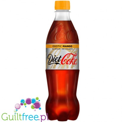 Coke Diet Exotic Mango 0,5L, PET bottle