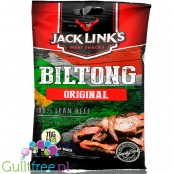 Jack Links Biltong Original XXL, suszona wołowina 53g białka, 70g