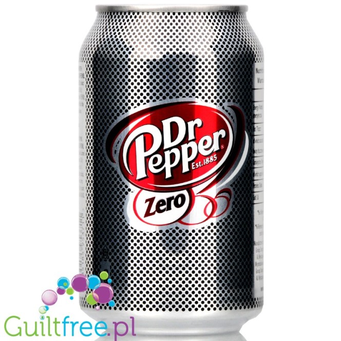 Dr Pepper Zero bez cukru, w puszce 330ml