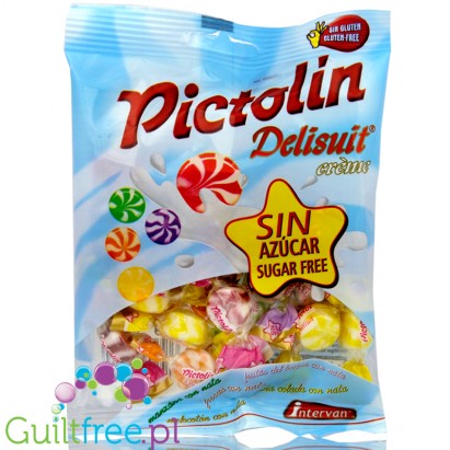 Pictolin Delisuit śmietankowo-owocowe cukierki bez cukru