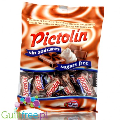 Pictolin śmietankowo-czekoladowe cukierki bez cukru