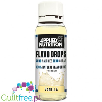 Applied Nutrition Flavo Drops Vanilla sugar free, fat free liquid flavor