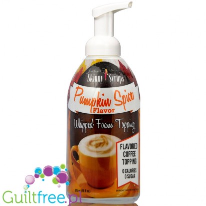 Skinny Syrups Whipped Foam Pumpkin Spice - pianka do kawy bez cukru