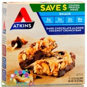 Atkins Advantage Snack Bars, Caramel Chocolate Peanut Nougat