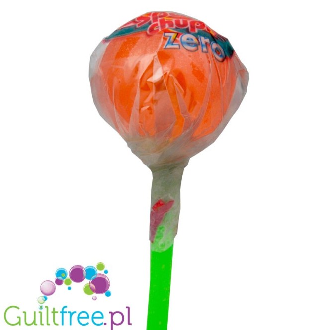 Space Chupi Zero sugar free lollipop, orange flavor