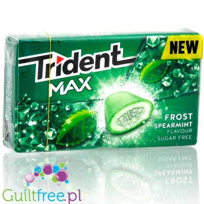 Trident Max Frost Hierbabuena sugar free chewing gum