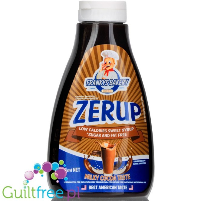 Franky's Bakery Zerup Milky Cocoa - czekoladowo-śmietankowy sos zero kalorii