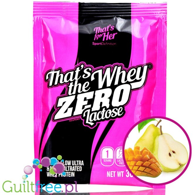 That's The Whey Zero Lactose Mango & Grusza, odżywka białkowa bez laktozy
