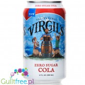 Virgil's Zero Sugar Free - Cola 12oz (355ml), natural sugar free, zero calorie drink with stevia and erythritol