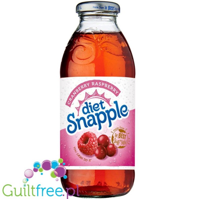 Snapple Diet Cranberry Raspberry 16oz (473ml) low claorie drink