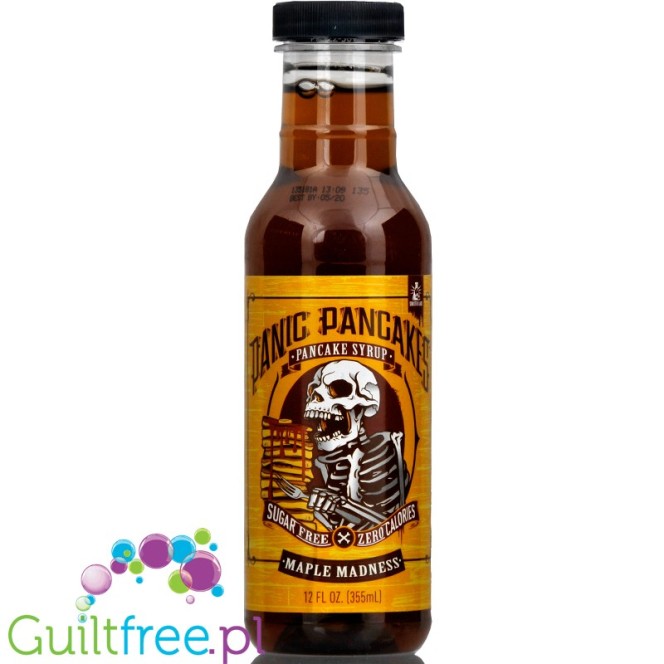 Sinister Labs Panic Pancakes, Maple Madness sugra free Syrup
