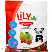 LiLY sugar free jellies with vitamins, Polish fruits flavors