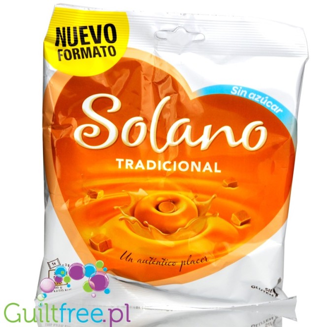 Solano Traditional mleczne karmelki bez cukru i glutenu