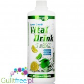 Vital Drink Cytryna & Limonka 1L - koncentrat bez cukru z L-karnityną i witaminami