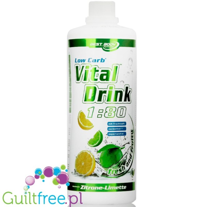 Vital Drink Lemon & Lime sugar free concetrate with L-carnitine