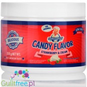 Franky's Bakery Candy Flavor Strawberry & Cream aromat słodzący ze stewią (Truskawka w Śmietance)