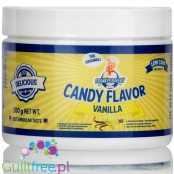 Franky's Bakery Candy Flavor Vanilla waniliowy aromat słodzący w proszku ze stewią