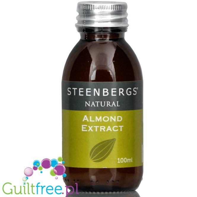 Steenbergs Almond Extract - naturalny ekstrakt migdałowy z olejkiem z gorzkich migdałów