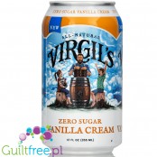 Virgil's Zero Vanilla Cream Soda - naturalny napój zero kalorii bez cukru ze stewią i erytrolem