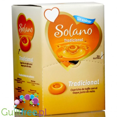 Wrigley's Solano Caramelo sugar free milk caramels, display