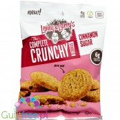 Lenny & Larry Complete Crunchy Cookie Cinnamon Sugar, protein enriched vegan cookies, peg bag