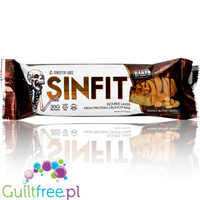Sinister Labs Sinfit Peanut Butter Crunch protein bar
