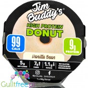 Jim Buddy's Protein Donut Vanilla Bean 99kcal WYCOFANY - niskowęglowodanowy donut proteinowy