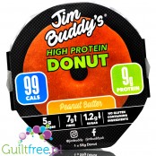 Jim Buddy's Protein Donut 99kcal WYCOFANY - donut proteinowy z masłem orzechowym