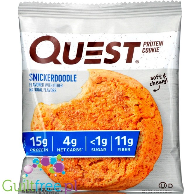 Quest Protein Cookie Snickerdoodle - proteinowe keto ciastko z cynamonem