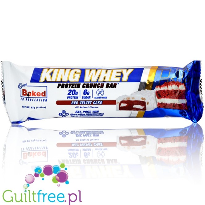 Ronnie Coleman King Whey Red Velvet Cake baton proteinowy 20g białka