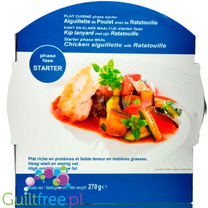 Dieti Meal high protein & low carb ready dish, chicken aiguillette with ratatouille