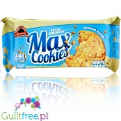 MAX Protein Cookies White Choc - białkowe herbatniki z białą czekoladą bez oleju palmowego z MCT