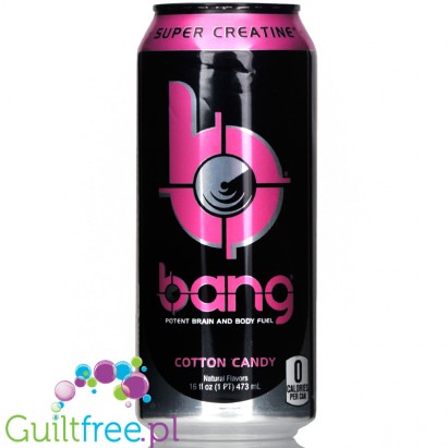 Bang Cotton Candy napój energetyczny bez cukru z BCAA