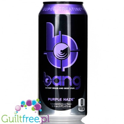 Bang Purple Haze napój energetyczny bez cukru z BCAA