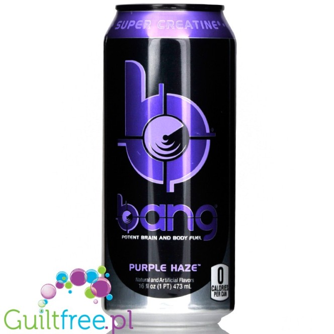 Bang Purple Haze (USA) napój energetyczny bez cukru z BCAA 