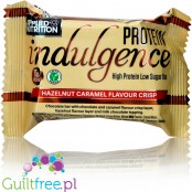 Applied Nutrition Protein Indulgence Hazelnut Caramel Crisp - chrupiący baton białkowy z masą karmelową i mleczną czekoladą