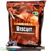 Grenade Carb Killa Biscuit Double Chocolate - 2 ciastka białkowe w mlecznej czekoladzie