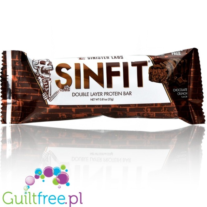 Sinister Labs Sinfit Chocolate Crunch 100kcal - wypasiony baton w wersji snack bar