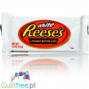 Reese's White Peanut Butter Cups (CHEAT MEAL) miseczki w białej czekoladzie, wersja USA