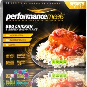 Performance Meals BBQ Chicken - gotowe danie 40g białka & 420kcal, kurczak & brązowy ryż w sosie BBQ