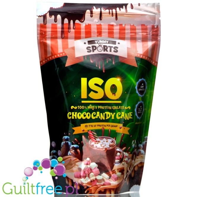 Yummy Sports ISO 100% WPI Chocolate Candy - odżywka białkowa tylko ze stewią, edycja limitowana