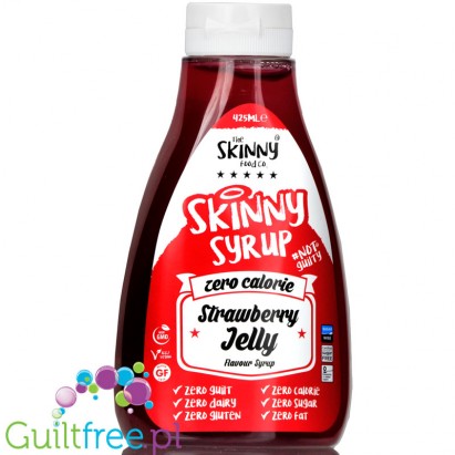 Skinny Food Zero Calorie Strawberry Jelly Syrup